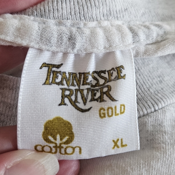 Vintage Tennesse River Gold Cotton Jumping Horse Tee Size XL - Picture 6 of 7